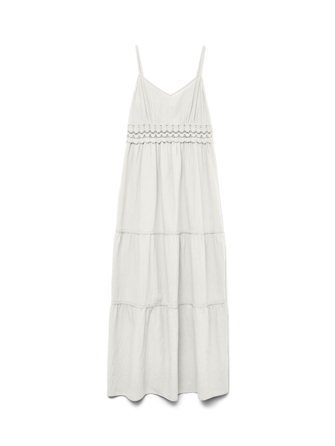 VMQUINCY Long Dress - Snow White - VERO MODA & VILA Bergvik